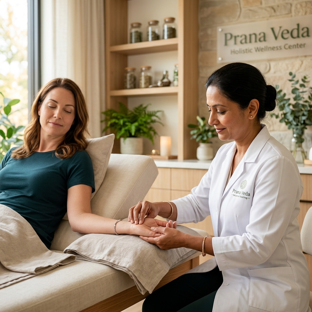 Marma therapy session — natural holistic healing